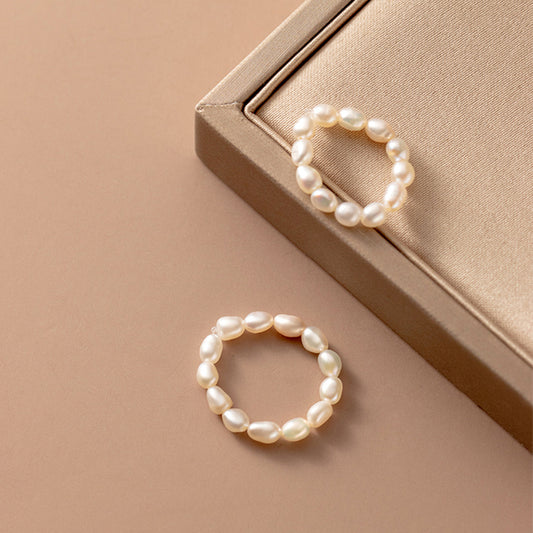 Alexa Ring | pearl ring