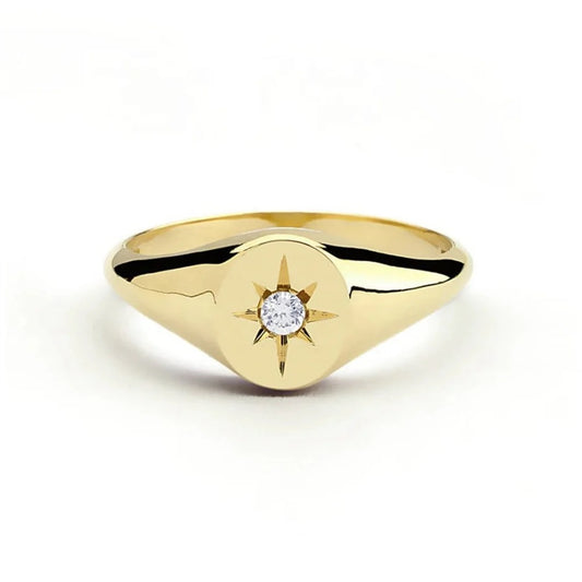Malia | starburst stone ring