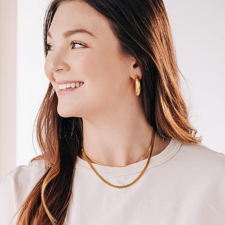 Piper | 4 inch snake chain necklace