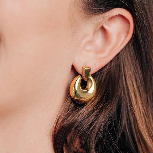 Emma | Gold Drop Dangle Earrings