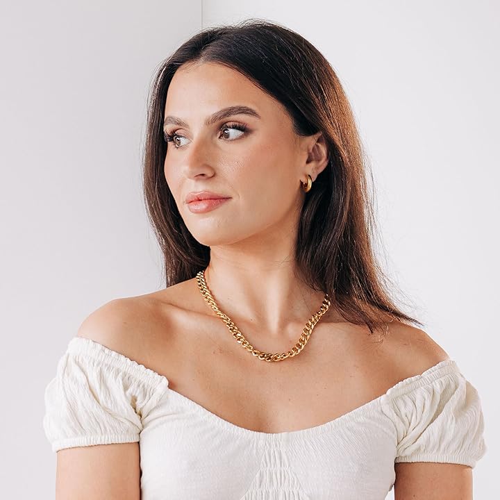 Melody | Thick cuban chain necklace