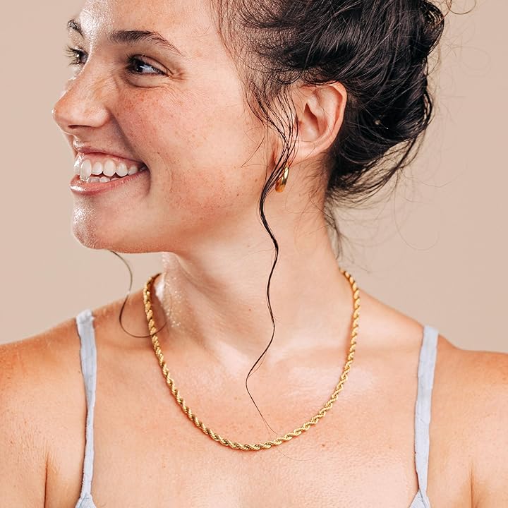 Talia | 18k Gold Twist Chain Necklace