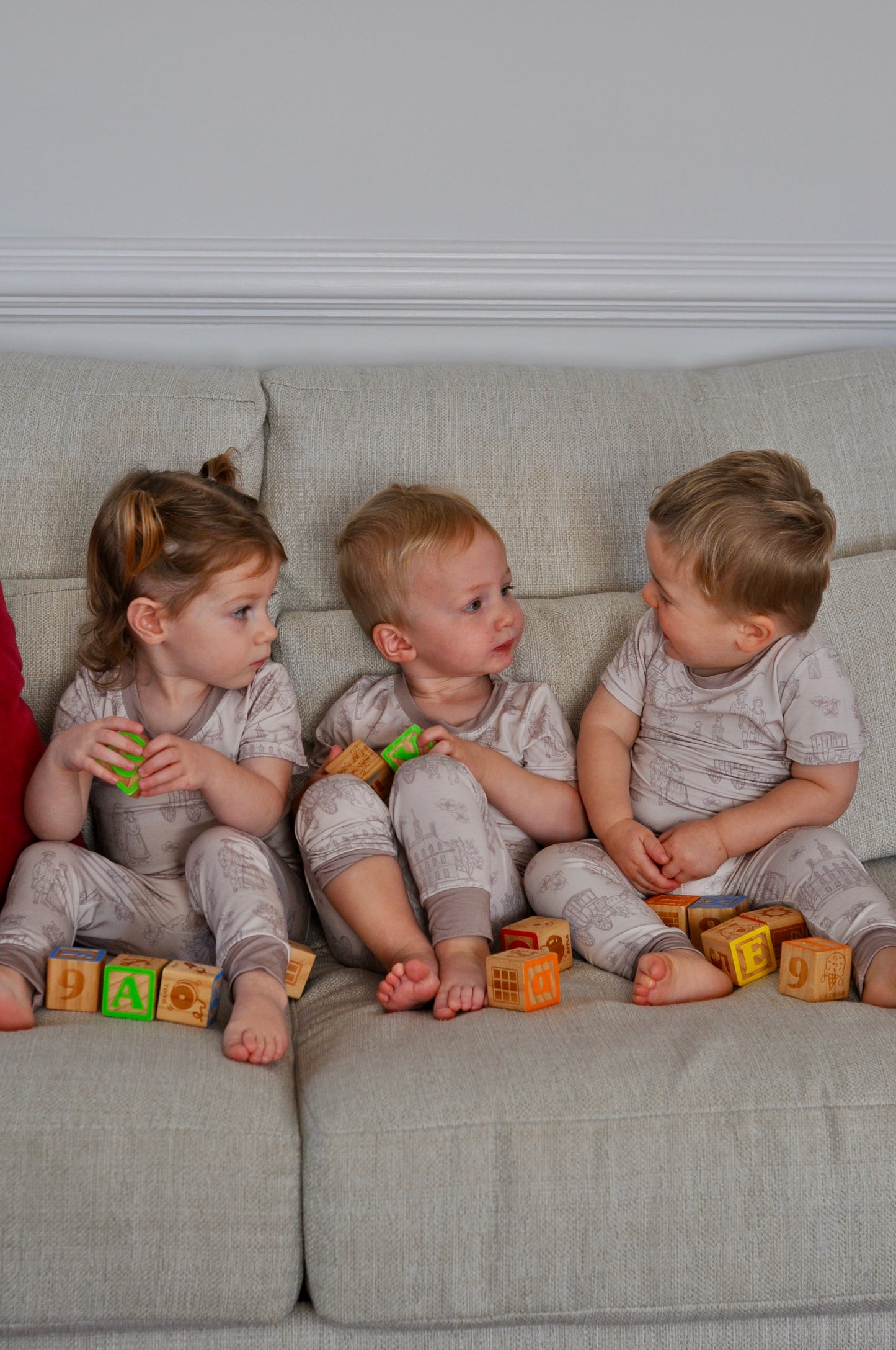 Colonial Williamsburg inspired Pajamas