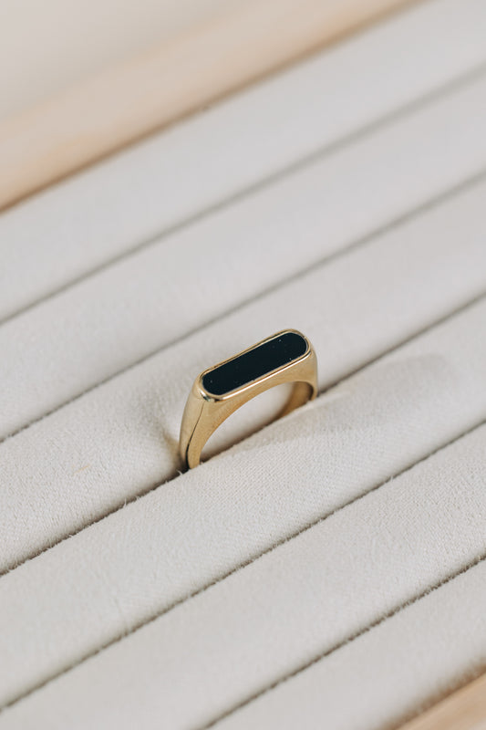 Dane | Rectangle color block ring
