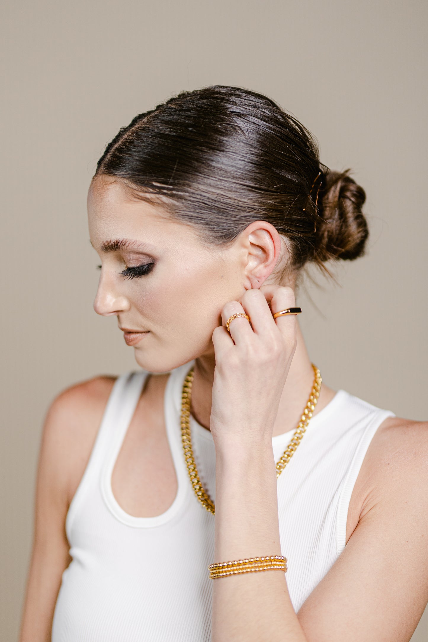 Dane | Rectangle color block ring