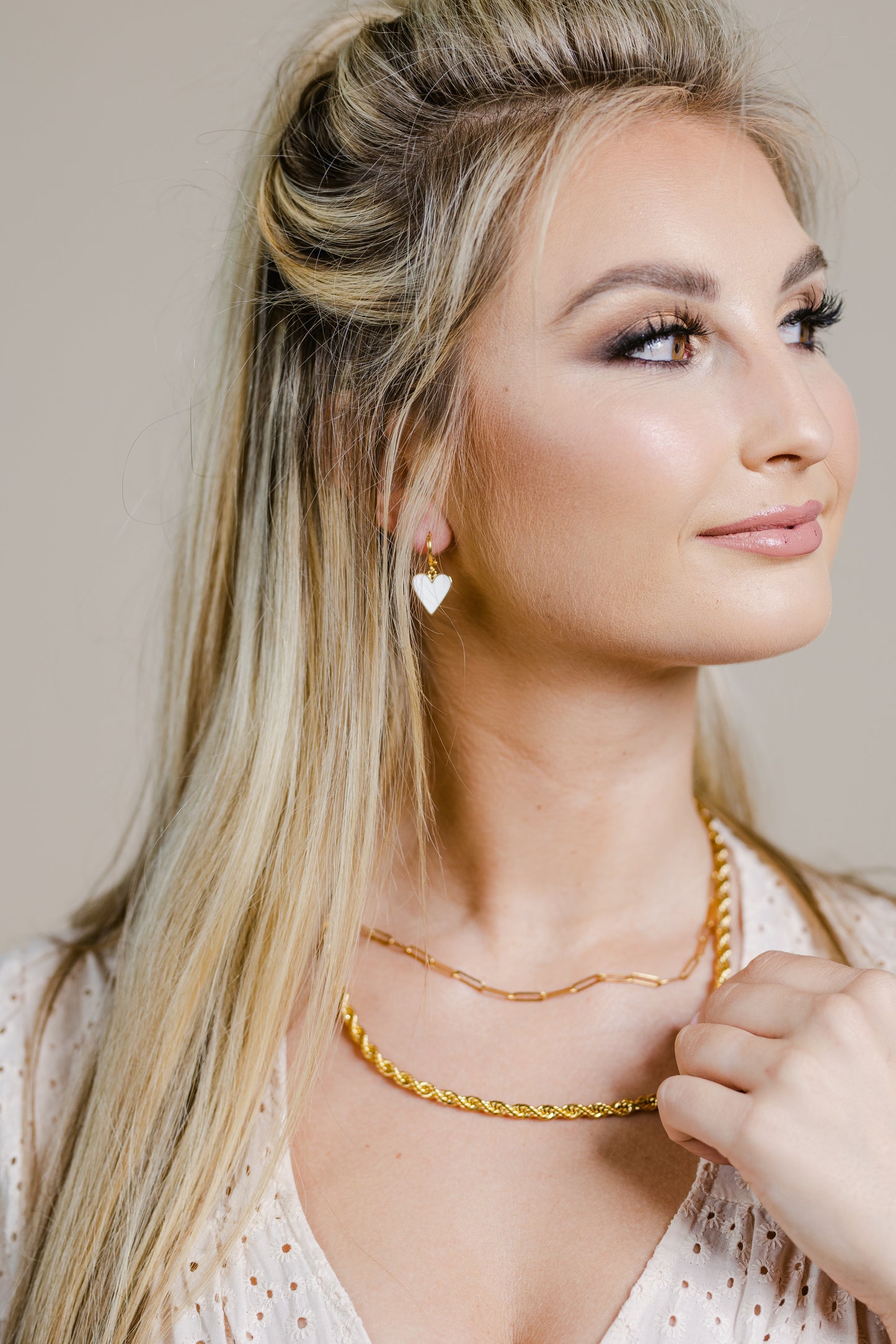 Talia | 18k Gold Twist Chain Necklace